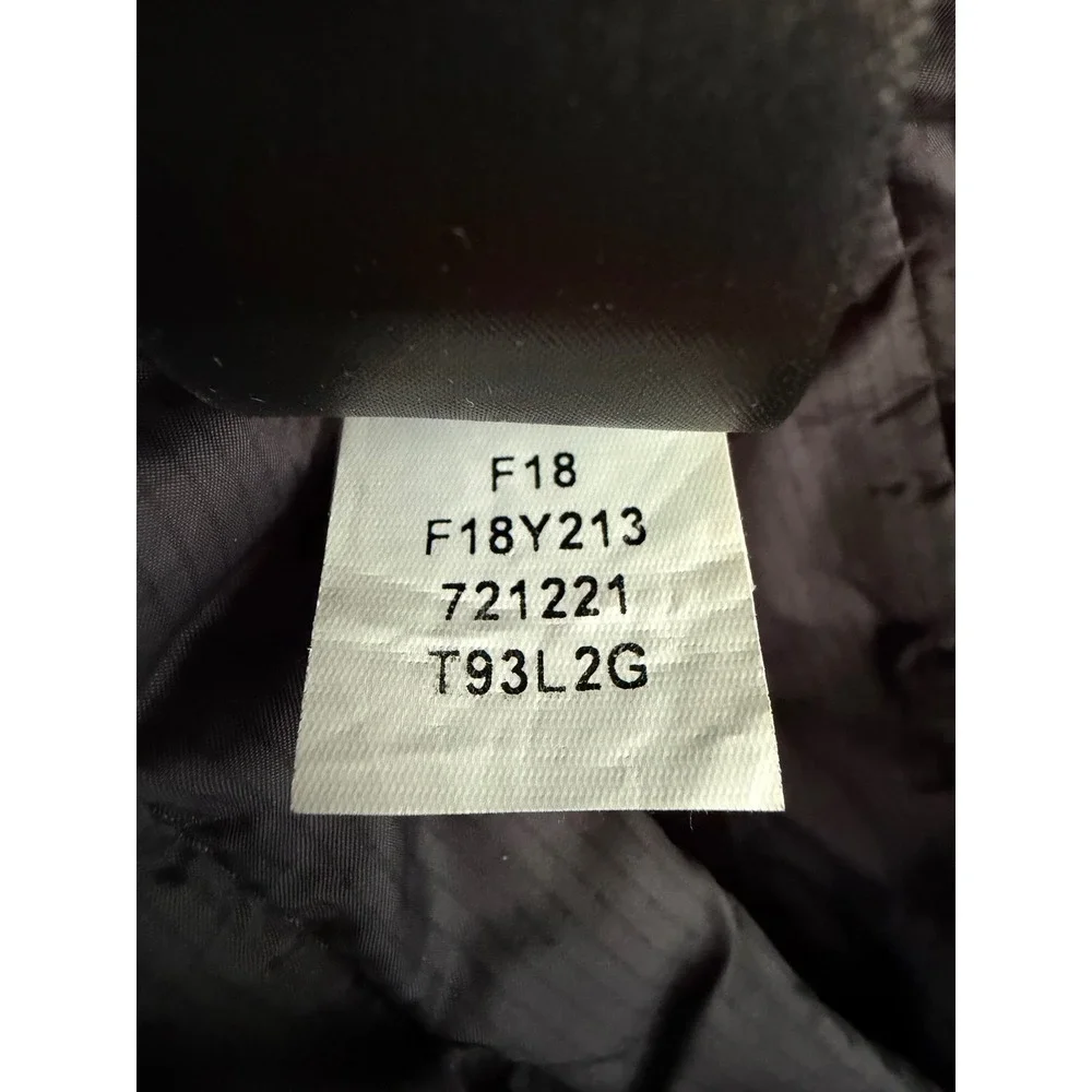 The North Face Jacket Insulated Hooded Coat Full Zip Black Fall Winter Large